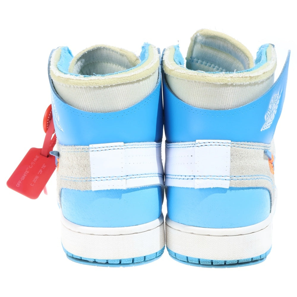 NIKE(ナイキ) ×OFF-WHITE AIR JORDAN 1 POWDER BLUE UNC AQ0818-148