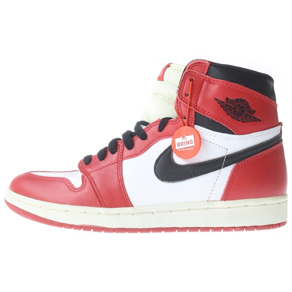 NIKE(ナイキ) 【観賞用 1994年製】 AIR JORDAN 1 CHICAGO 130207-101 エアジョーダン1 シカゴ ハイカットスニーカー レッド/ホワイト/ブラック US10/28.0cm