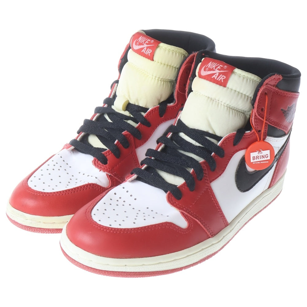 NIKE(ナイキ) 【観賞用 1994年製】 AIR JORDAN 1 CHICAGO 130207-101 エアジョーダン1 シカゴ ハイカットスニーカー レッド/ホワイト/ブラック US10/28.0cm