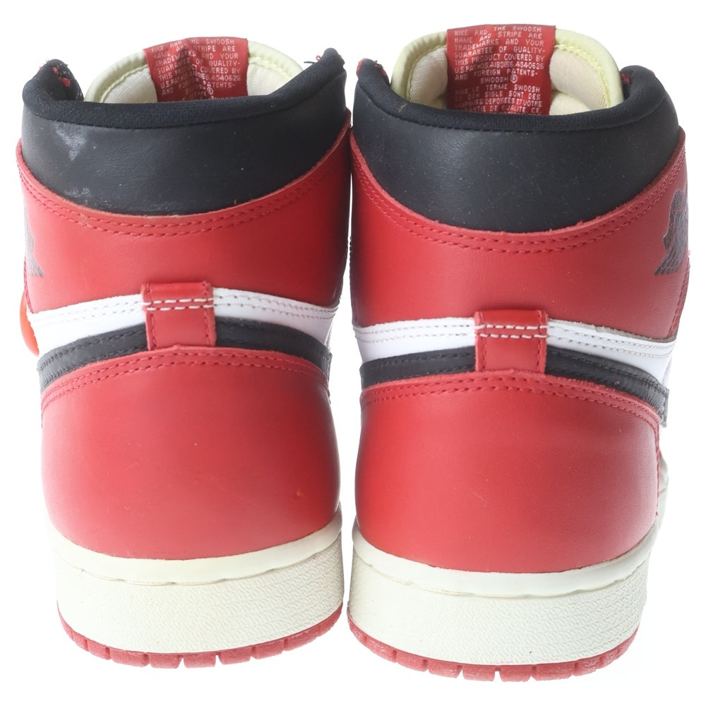 NIKE(ナイキ) 【観賞用 1994年製】 AIR JORDAN 1 CHICAGO 130207-101 エアジョーダン1 シカゴ ハイカットスニーカー レッド/ホワイト/ブラック US10/28.0cm