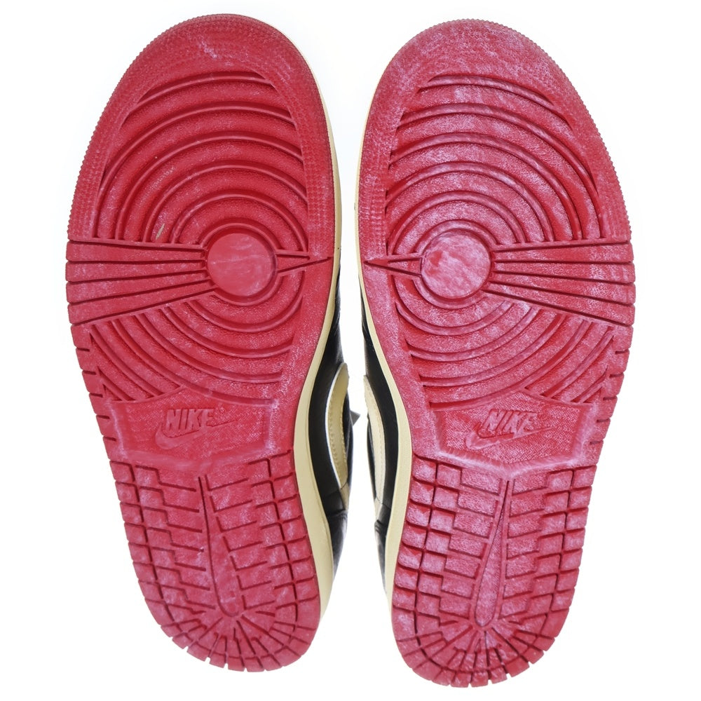 NIKE(ナイキ) ×Nigel Sylvester AIR JORDAN 1 RETRO LOW OG IB8958-001 ナイジェルシルベスター エアジョーダン1 ローカットスニーカー ブラック US10.5/28.5cm