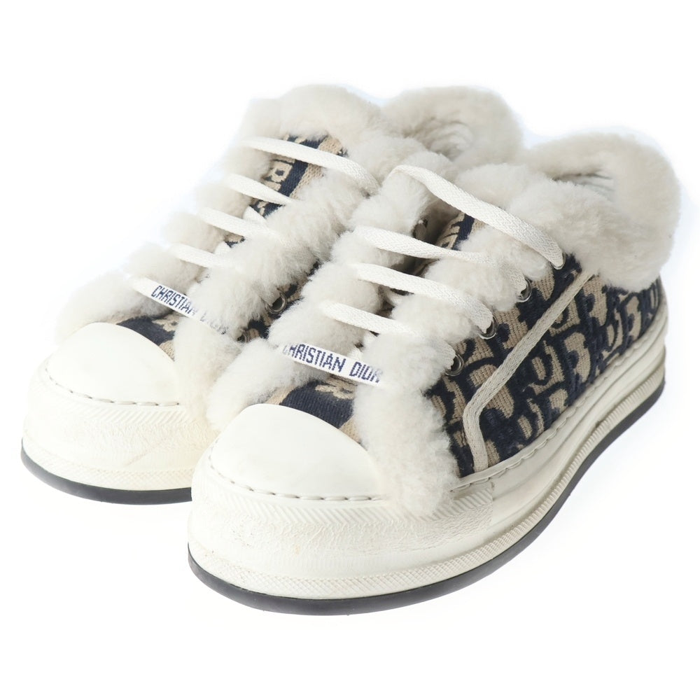 Christian Dior(クリスチャンディオール) プラットフォーム 厚底スニーカー ホワイト レディース