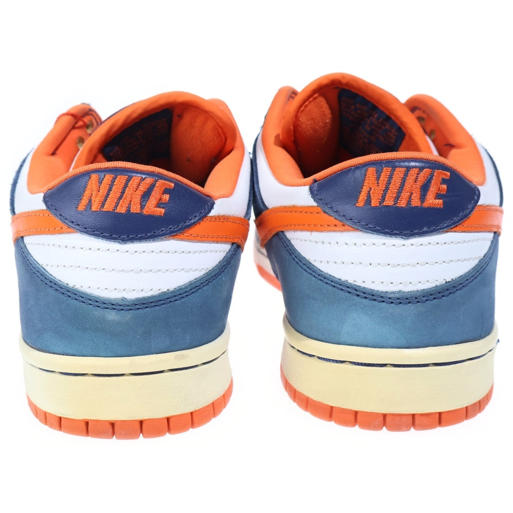 NIKE SB(ナイキエスビー) 【観賞用2003年製】DUNK LOW BRONCOS 304292-184 ダンク ブロンコス ローカットスニーカー US10.5/28.5cm ネイビー/オレンジ/ホワイト
