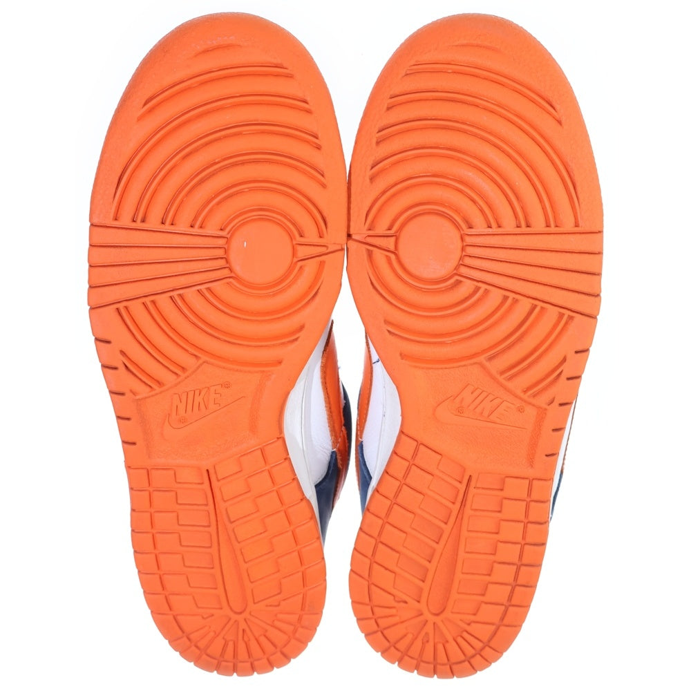 NIKE SB(ナイキエスビー) 【観賞用2003年製】DUNK LOW BRONCOS 304292-184 ダンク ブロンコス ローカットスニーカー US10.5/28.5cm ネイビー/オレンジ/ホワイト