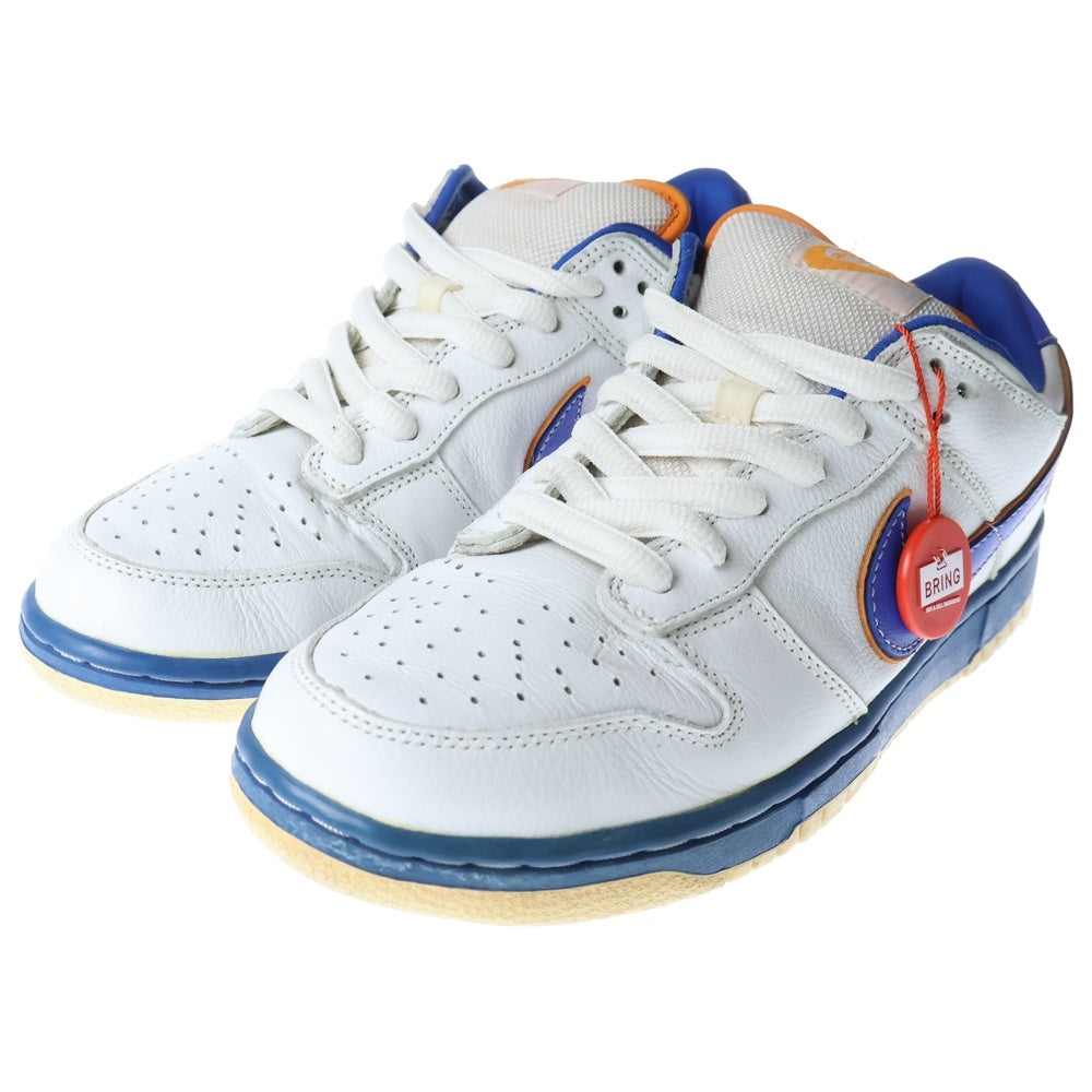NIKE SB(ナイキエスビー) 【観賞用 2004年製】 ×MEDICOM TOY 1st DUNK LOW PRO 304292-142 メディコムトイ ダンク ローカットスニーカー US8.5/26.5cm ホワイト