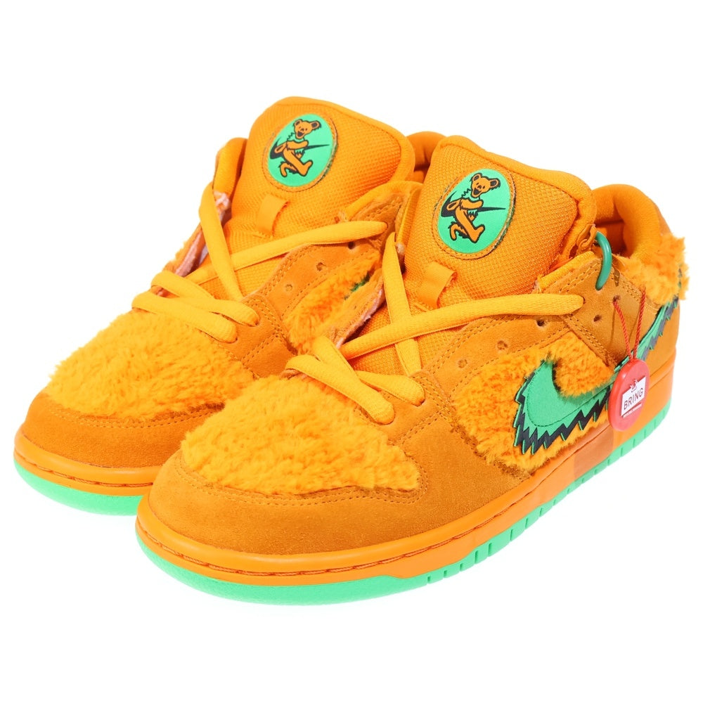 NIKE SB(ナイキエスビー) ×GRATEFUL DEAD DUNK LOW ORANGE BEAR CJ5378-800 グレイトフルデッド ダンク オレンジベア ローカットスニーカー US8/26.0cm オレンジ