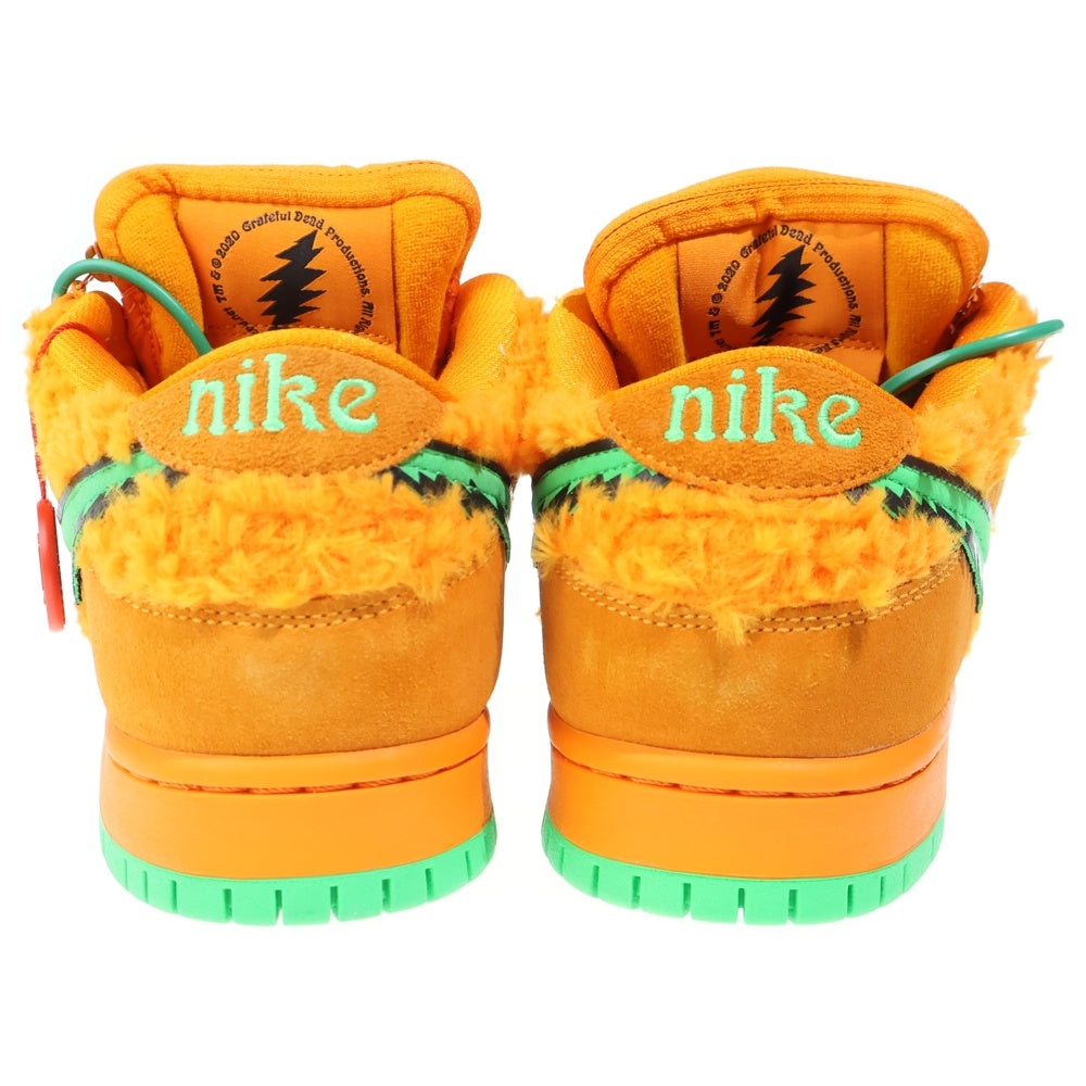 NIKE SB(ナイキエスビー) ×GRATEFUL DEAD DUNK LOW ORANGE BEAR CJ5378-800 グレイトフルデッド ダンク オレンジベア ローカットスニーカー US8/26.0cm オレンジ