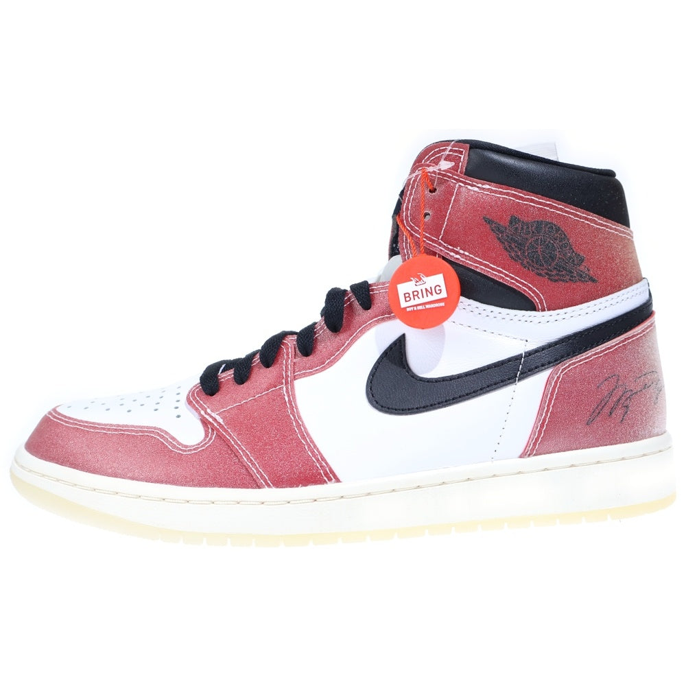 NIKE(ナイキ) ×TROPHY ROOM AIR JORDAN 1 RETRO HIGH OG SP DA2728-100 トロフィールーム エアジョーダン 1 シカゴ ハイカットスニーカー US10/28.0cm レッド/ホワイト