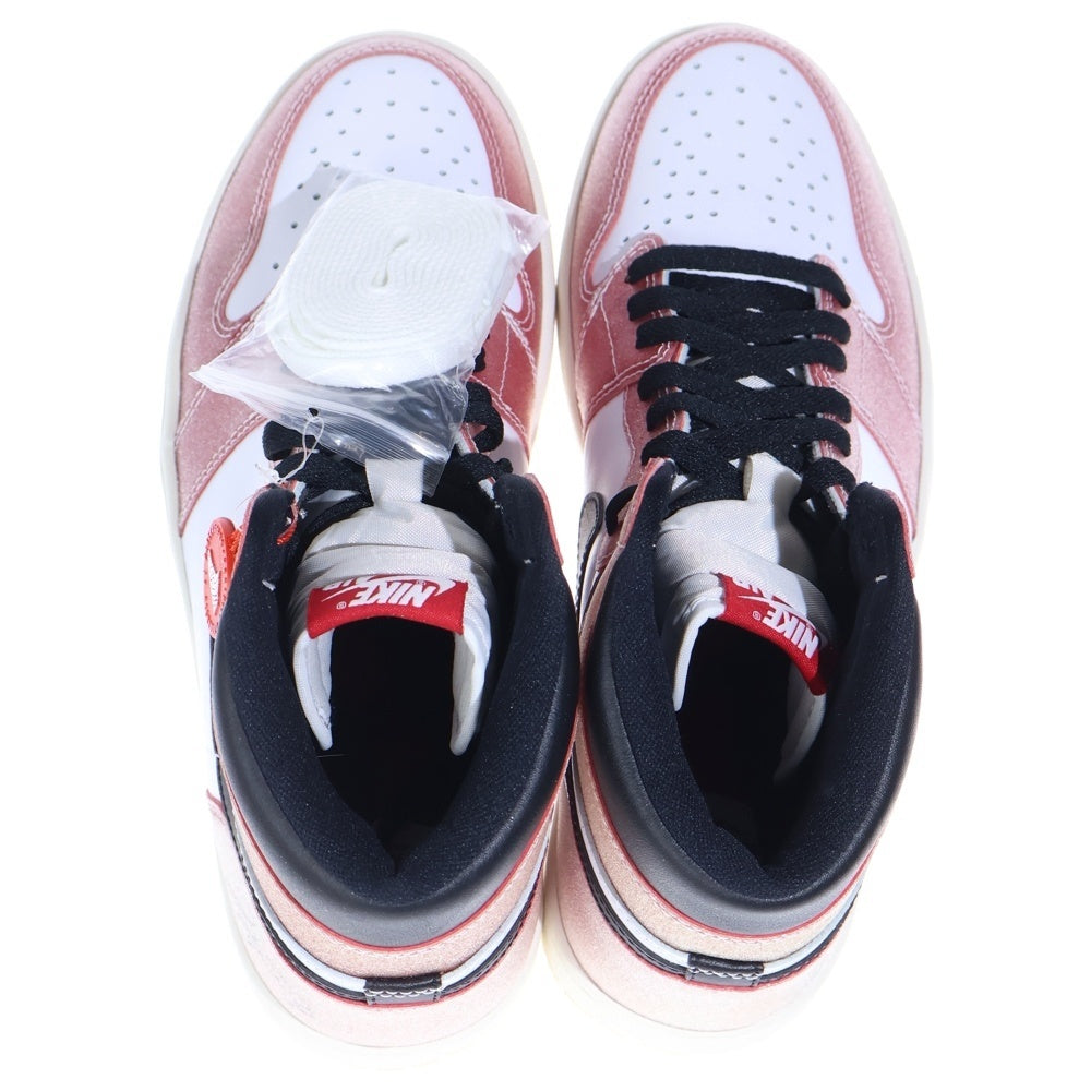 NIKE(ナイキ) ×TROPHY ROOM AIR JORDAN 1 RETRO HIGH OG SP DA2728-100 トロフィールーム エアジョーダン 1 シカゴ ハイカットスニーカー US10/28.0cm レッド/ホワイト