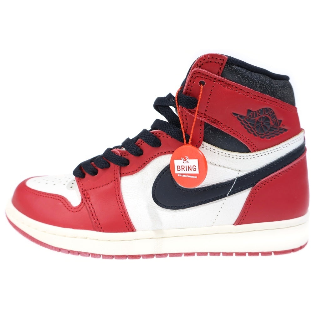 NIKE(ナイキ) AIR JORDAN 1 HIGH OG DZ5485-612 エアジョーダン1 ハイ OG ロスト&ファウンド シカゴ ハイカットスニーカー US9/27.0cm ホワイト/レッド