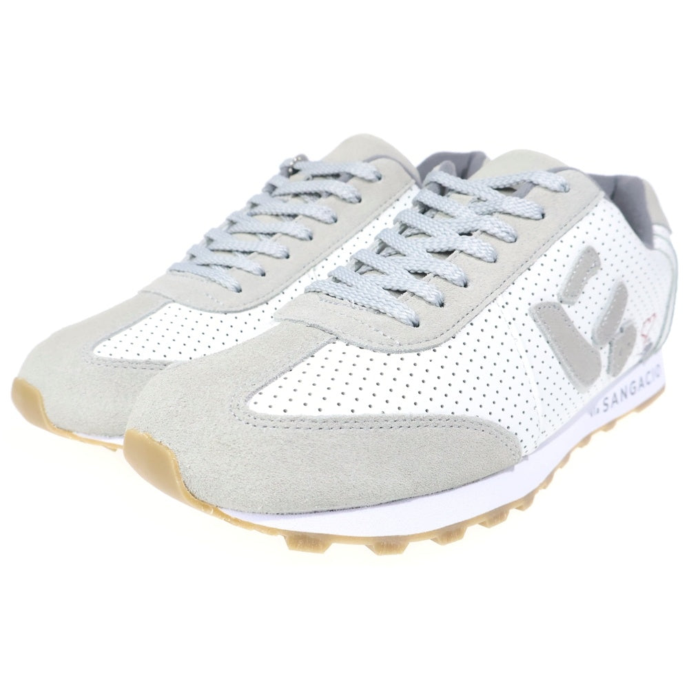 Sangacio(サンガッチョ) ×BRANDALISED ブランダライズド バンクシー ローカットスニーカー US10/28.0cm ホワイト