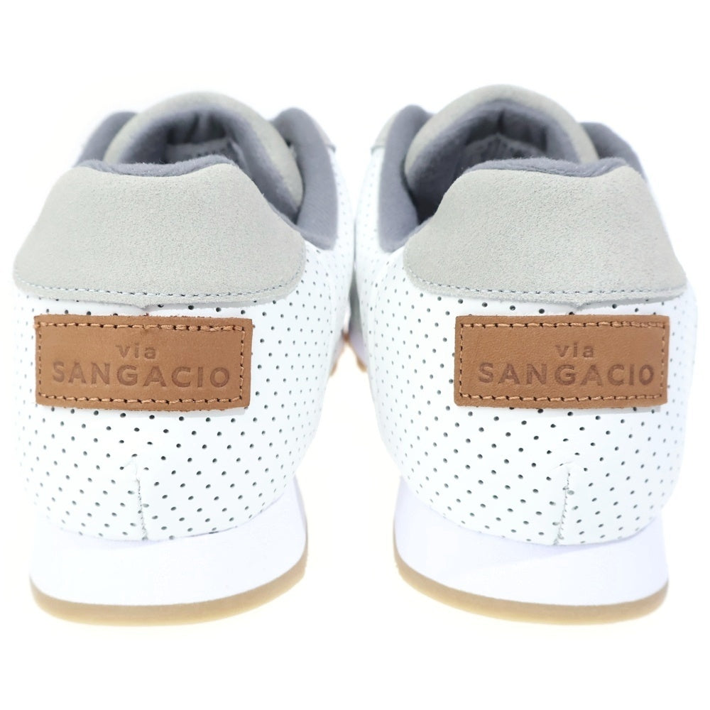 Sangacio(サンガッチョ) ×BRANDALISED ブランダライズド バンクシー ローカットスニーカー US10/28.0cm ホワイト