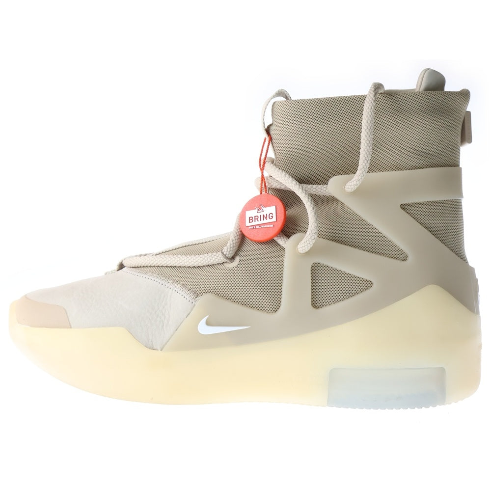 NIKE(ナイキ) ×FEAR OF GOD AIR 1 Oatmeal AR4237-900 フィアオブゴッド エア1 オートミール ハイカットスニーカー アイボリー US9.5/27.5cm