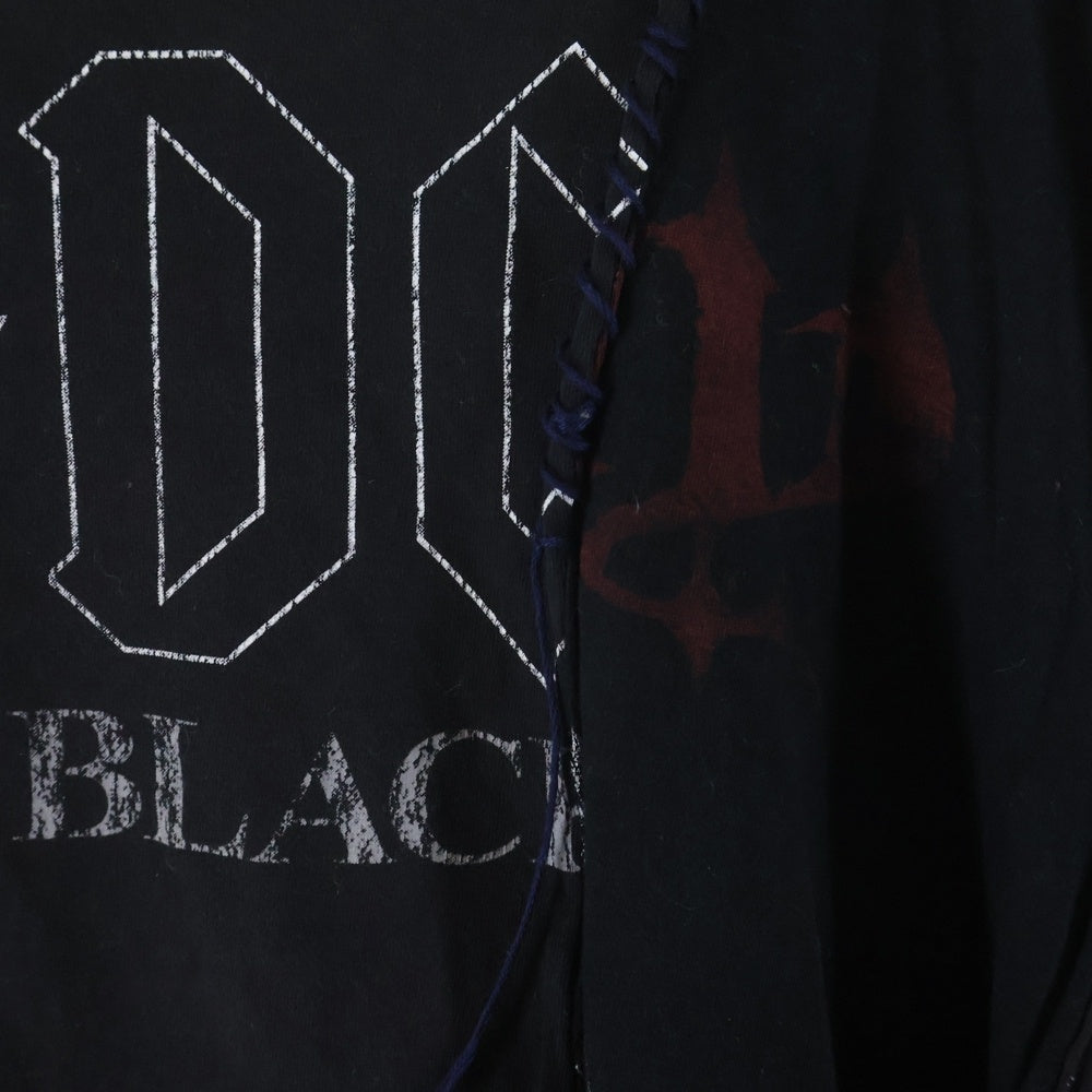 DISCOVERED(ディスカバード) リメイク 半袖Tシャツ コットン DC NS-T ブラック