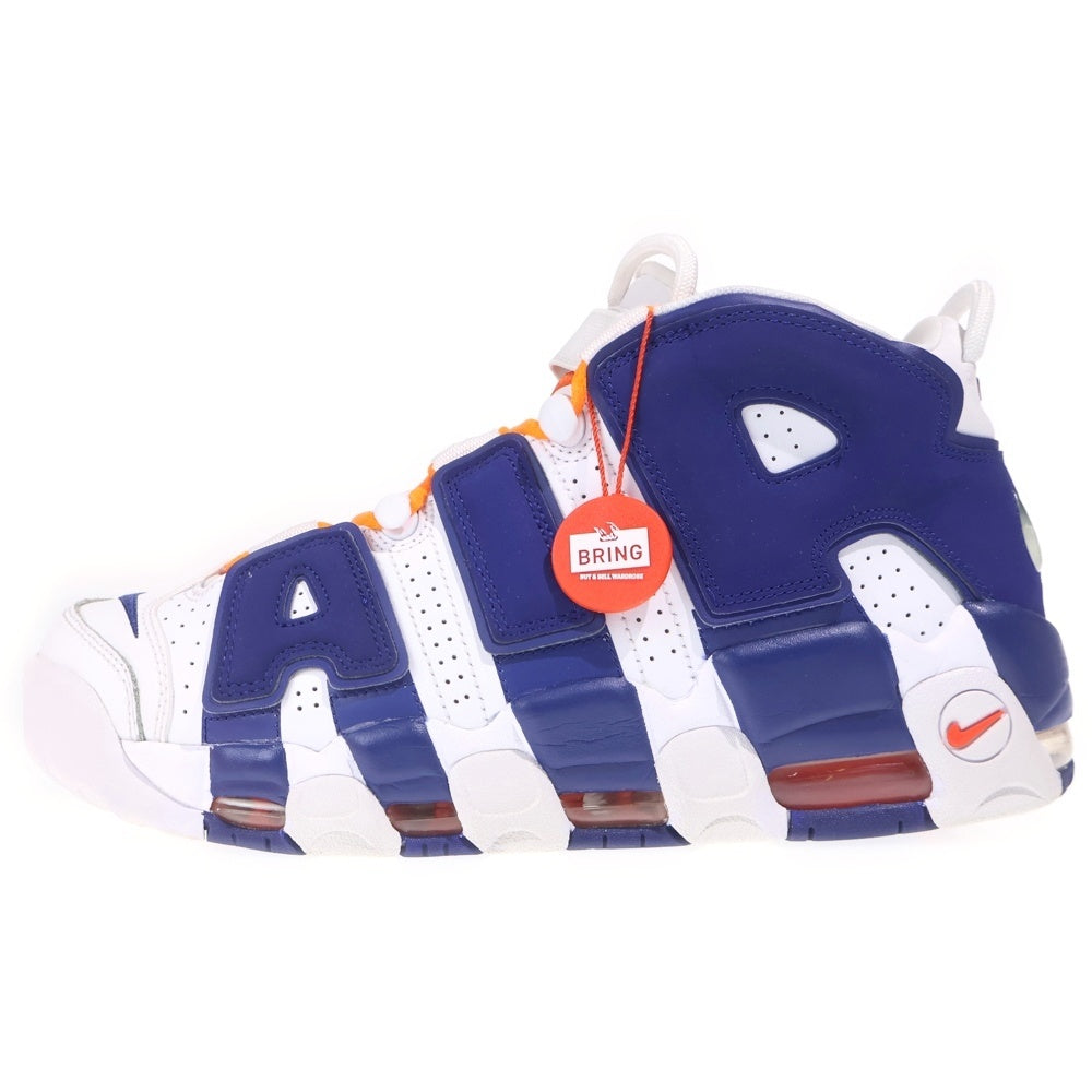 NIKE(ナイキ) AIR MORE UPTEMPO 96 921948-101 エアモアアップテンポ ハイカットスニーカー US9.5/27.5cm ホワイト/ブルー