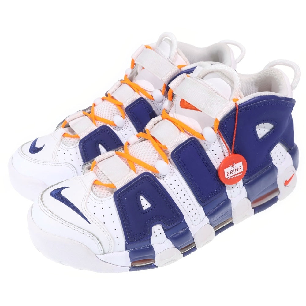NIKE(ナイキ) AIR MORE UPTEMPO 96 921948-101 エアモアアップテンポ ハイカットスニーカー US9.5/27.5cm ホワイト/ブルー