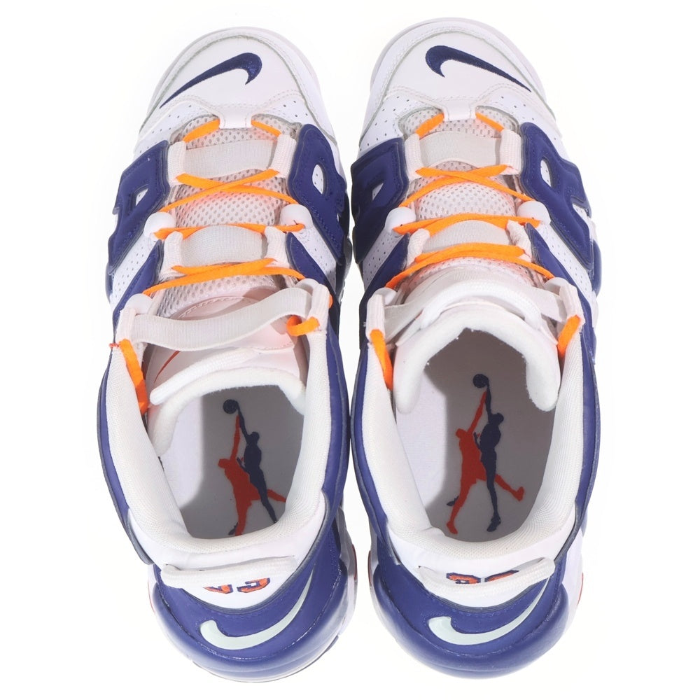 NIKE(ナイキ) AIR MORE UPTEMPO 96 921948-101 エアモアアップテンポ ハイカットスニーカー US9.5/27.5cm ホワイト/ブルー