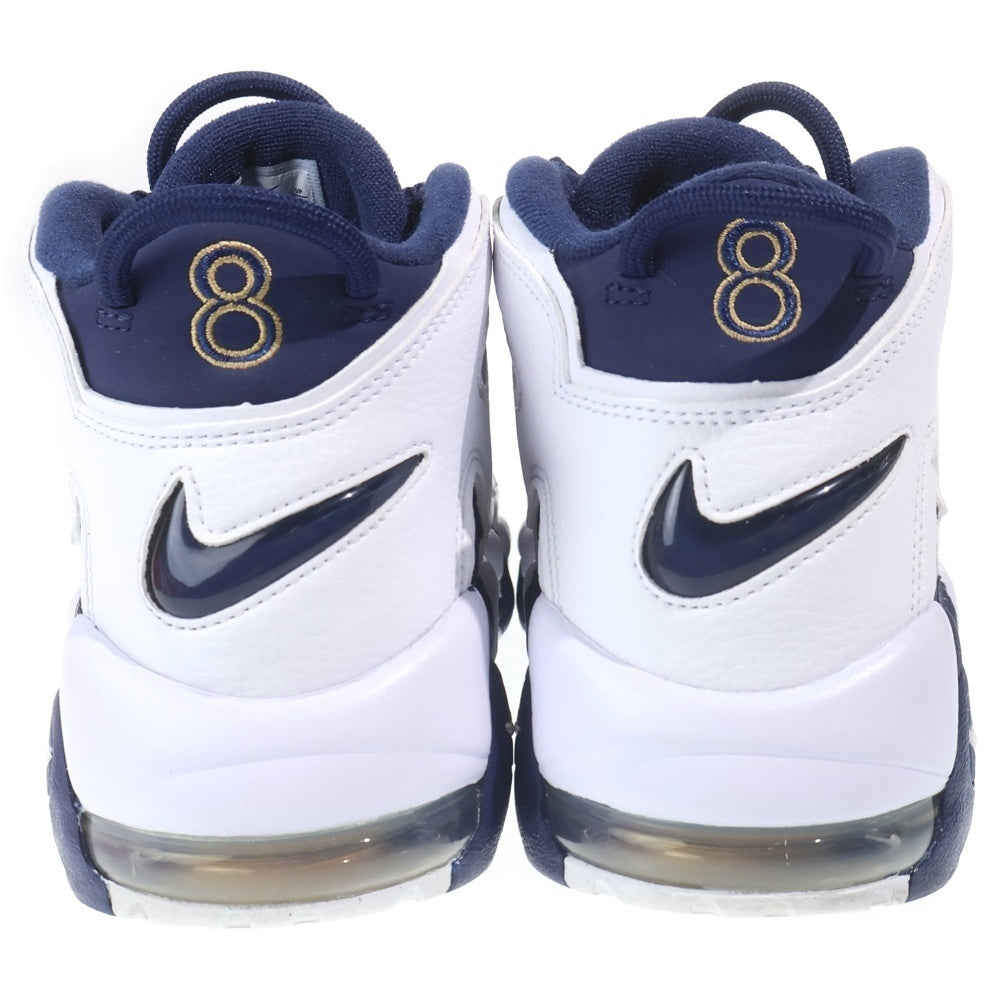 NIKE(ナイキ) AIR MORE UPTEMPO OLYMPIC FQ8182-100 エアモアアップテンポ オリンピック ハイカットスニーカー US9.5/27.5cm ネイビー