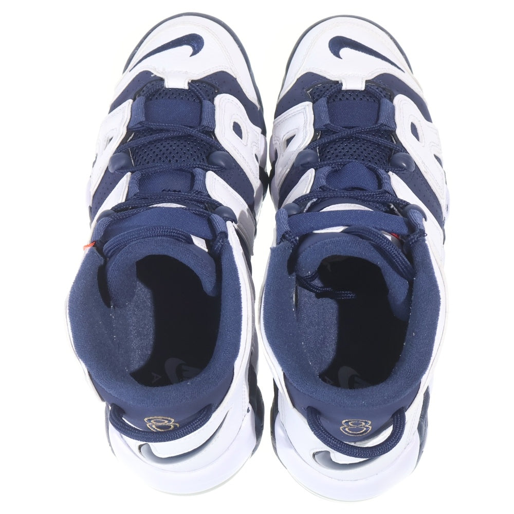 NIKE(ナイキ) AIR MORE UPTEMPO OLYMPIC FQ8182-100 エアモアアップテンポ オリンピック ハイカットスニーカー US9.5/27.5cm ネイビー