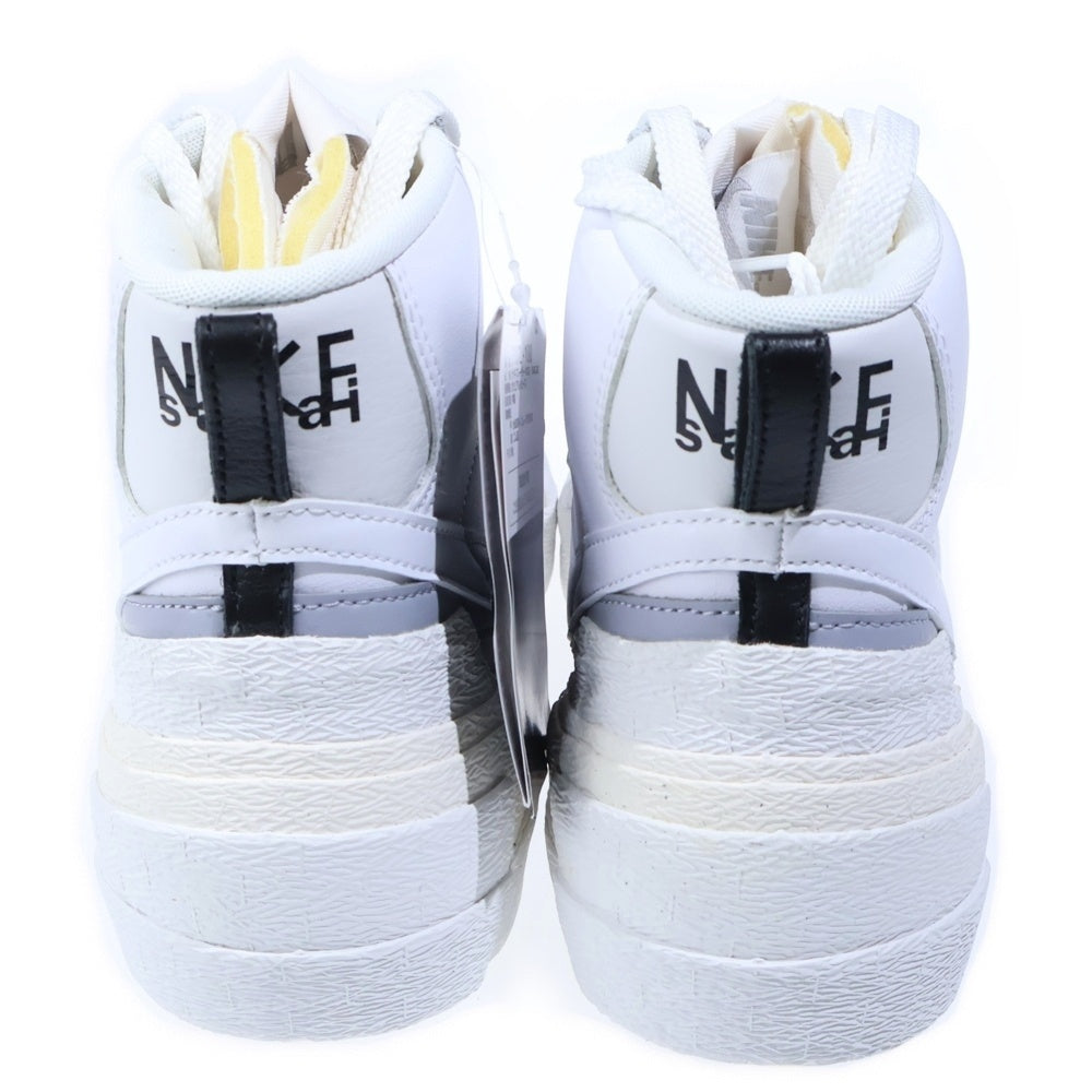NIKE(ナイキ) ×SACAI BLAZER MID BV0072-100 サカイ ブレーザー ミッドカットスニーカー US10.5/28.5cm ホワイト