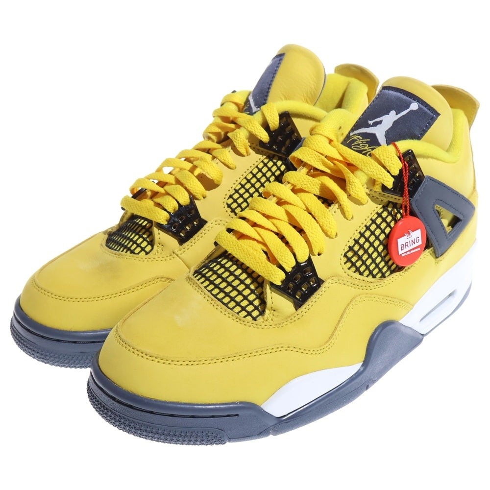 NIKE(ナイキ) AIR JORDAN 4 RETRO TOUR YELLOW CT8527-700 エアジョーダン 4 レトロ ハイカットスニーカー ツアーイエロー US10.5/28.5cm イエロー