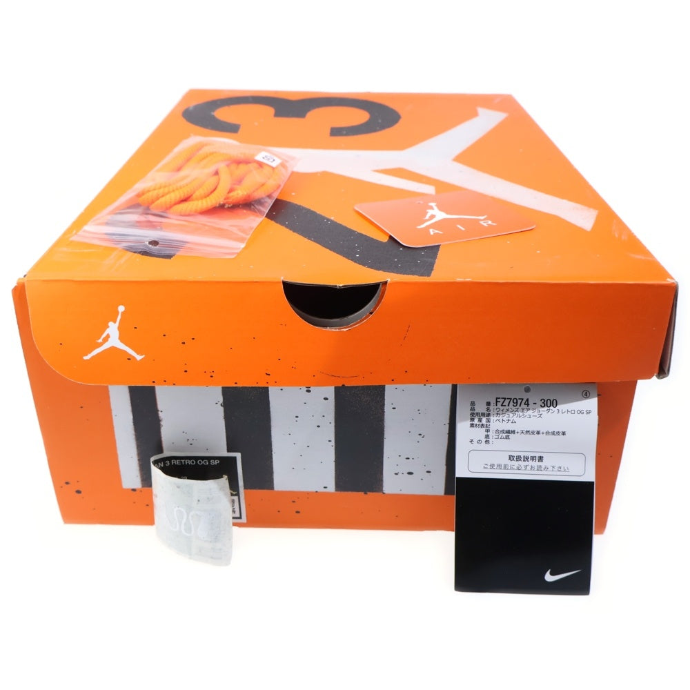 NIKE(ナイキ) ×NINA CHANEL ABNEY WMNS AIR JORDAN 3 RETRO OG SP エアジョーダン3 レトロ ニーナ シャネル アブニー ミッドカットスニーカー US12/29.0cm FZ7974-300