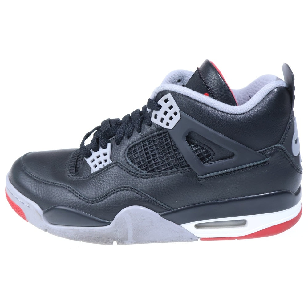 NIKE(ナイキ) AIR JORDAN 4 RETRO Bred Reimagined FV5029-006 エアジョーダン4レトロブレッドリイマジンド ハイカットスニーカー US9.5/27.5cm ブラック
