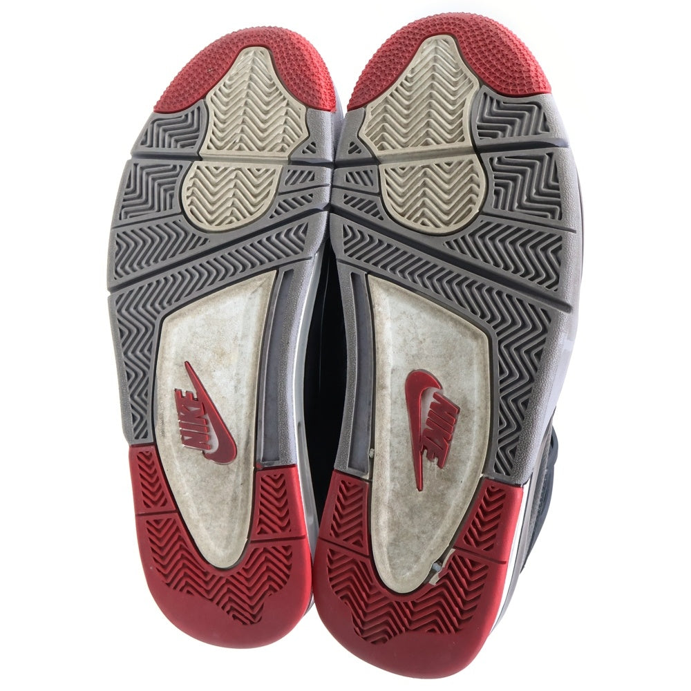 NIKE(ナイキ) AIR JORDAN 4 RETRO Bred Reimagined FV5029-006 エアジョーダン4レトロブレッドリイマジンド ハイカットスニーカー US9.5/27.5cm ブラック