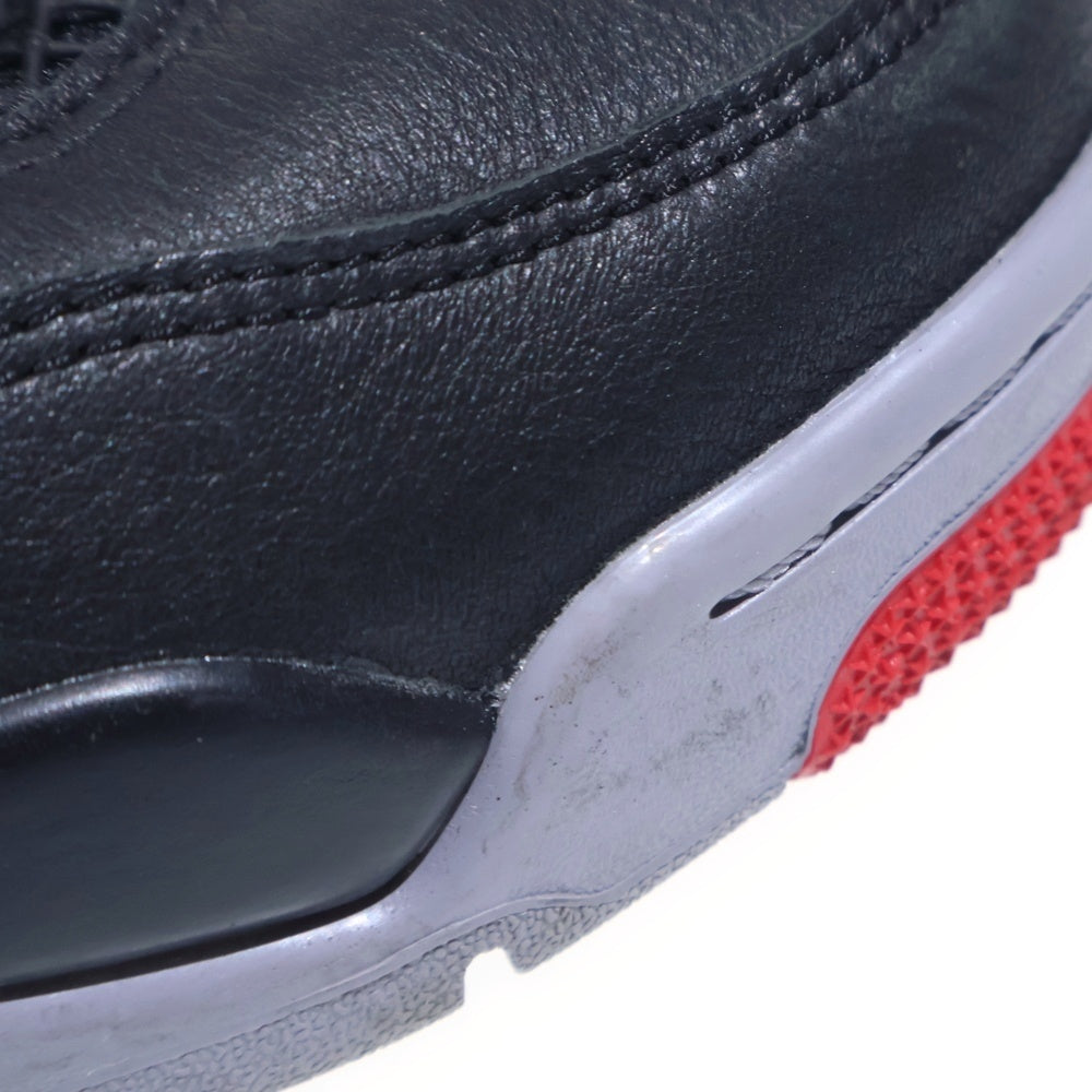 NIKE(ナイキ) AIR JORDAN 4 RETRO Bred Reimagined FV5029-006 エアジョーダン4レトロブレッドリイマジンド ハイカットスニーカー US9.5/27.5cm ブラック