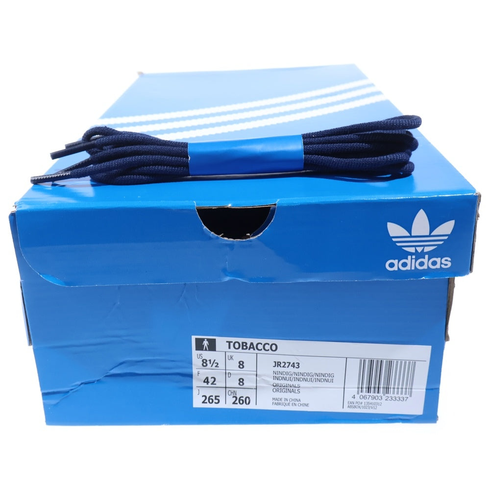 adidas(アディダス) TOBACCO JR2743 タバコ ローカットスニーカー ネイビー US8.5/26.5cm