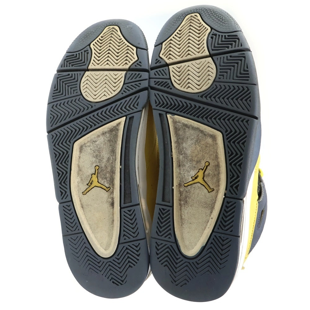 NIKE(ナイキ) AIR JORDAN 4 RETRO TOUR YELLOW CT8527-700 エアジョーダン 4 レトロ ハイカットスニーカー ツアーイエロー US10.5/28.5cm イエロー