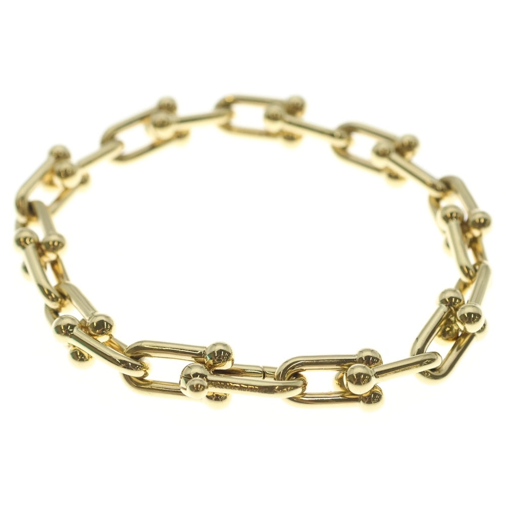 TIFFANY & Co.(ティファニー) K18YG HardWear ハードウェア ミディアムリンクブレスレット イエローゴールド