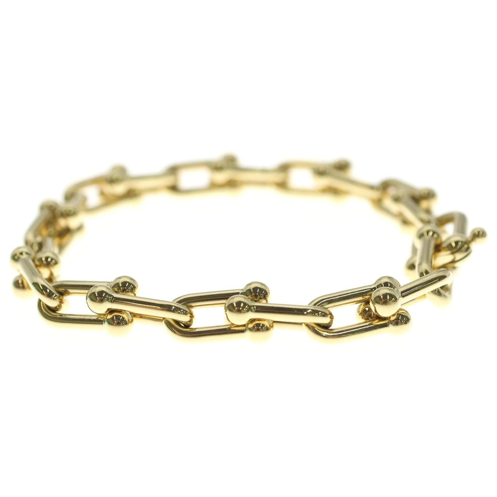 TIFFANY & Co.(ティファニー) K18YG HardWear ハードウェア ミディアムリンクブレスレット イエローゴールド