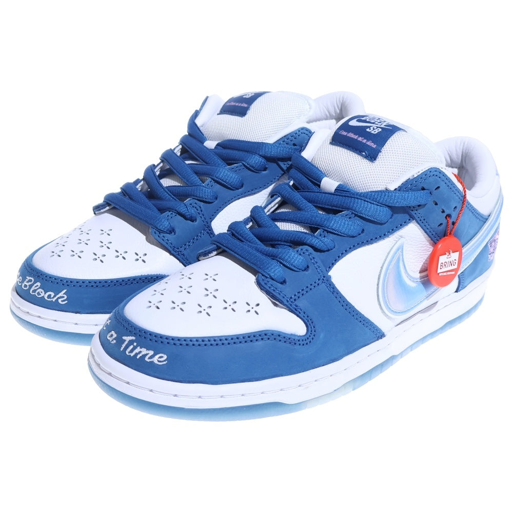 NIKE SB(ナイキエスビー) ×BORN X RAISED DUNK LOW PRO QS ONE BLOCK AT A TIME FN7819-400 ボーンアンドレイズド SBダンク ロー プロ ローカットスニーカー US10/28.0cm