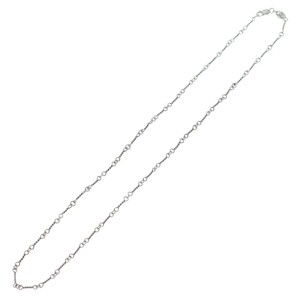 CHROME HEARTS(クロムハーツ) OLD 18KWG NECKCHAIN T16 オールド ツイストチェーンネックレス 16inch ホワイトゴールド