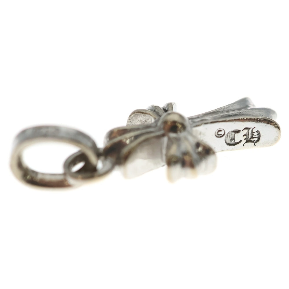 CHROME HEARTS(クロムハーツ) 18KWG CRS BBYFAT P/SAP ベイビーファットクロス PAVEサファイア ペンダントトップ ホワイトゴールド