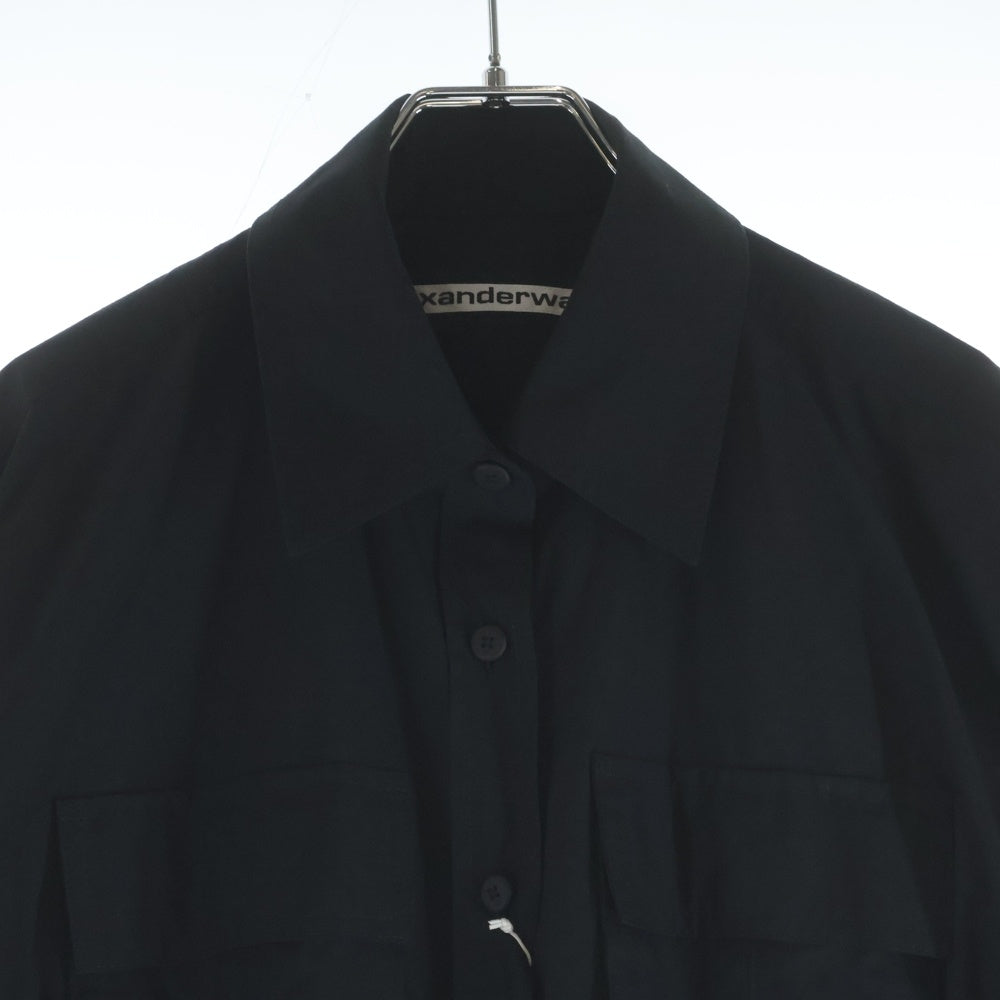 ALEXANDER WANG アレキサンダーワン Button Up Cargo Jumpsuit 1WC1247184 カーゴジャンプスーツ つなぎ ブラック ALEXANDER WANG(アレキサンダーワン) Button Up Cargo Jumpsuit