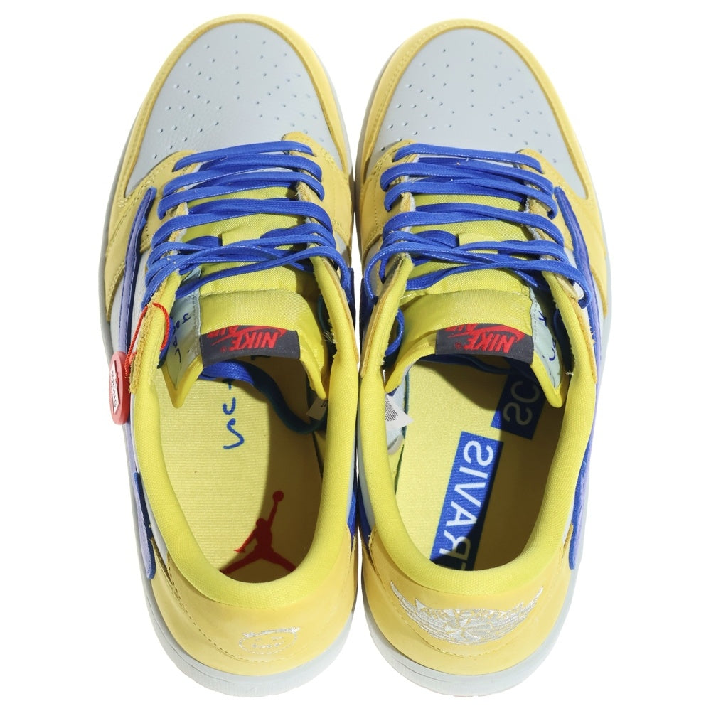 NIKE(ナイキ) ×TRAVIS SCOTT AIR JORDAN1 LOW OG SP DZ4137-700 トラヴィス スコット エアジョーダン1 カナリー ローカットスニーカー イエロー US13/30.0cm