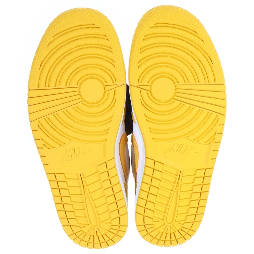 NIKE(ナイキ) AIR JORDAN 1 LOW 553558-171 エアジョーダン1 ローカットスニーカー US7.5/25.5cm ホワイト/イエロー
