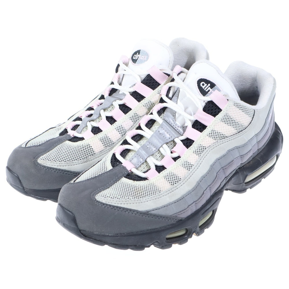 NIKE(ナイキ) AIR MAX 95 GUNSMOKE PINK FOAM CJ0588-001 エアマックス95 ガンスモークピンク ローカットスニーカー ホワイト/グレー/ピンク US9/27cm