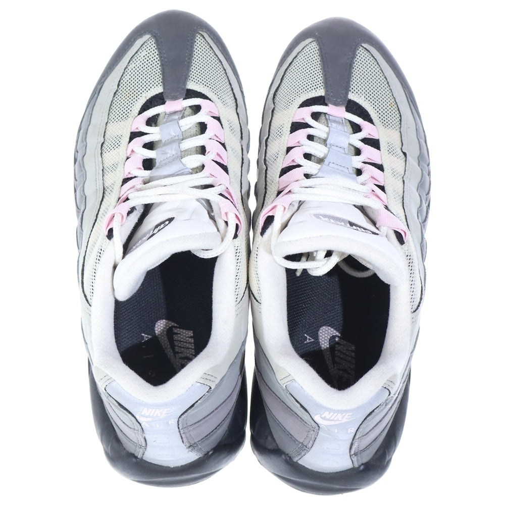 NIKE(ナイキ) AIR MAX 95 GUNSMOKE PINK FOAM CJ0588-001 エアマックス95 ガンスモークピンク ローカットスニーカー ホワイト/グレー/ピンク US9/27cm