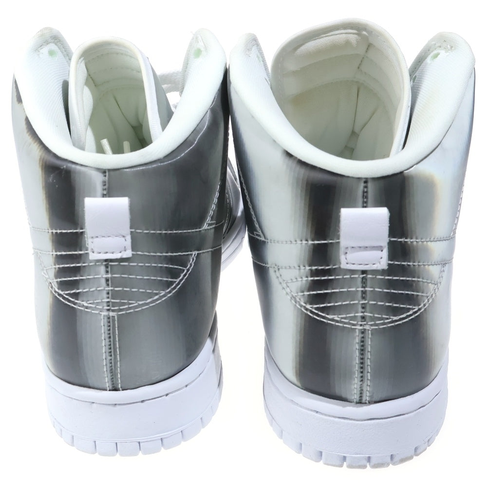NIKE(ナイキ) ×CLOT DUNK HIGH SILVER FLIX DH4444-900 クロット ダンク シルバーフラックス ハイカットスニーカー US9.5/27.5cm シルバー