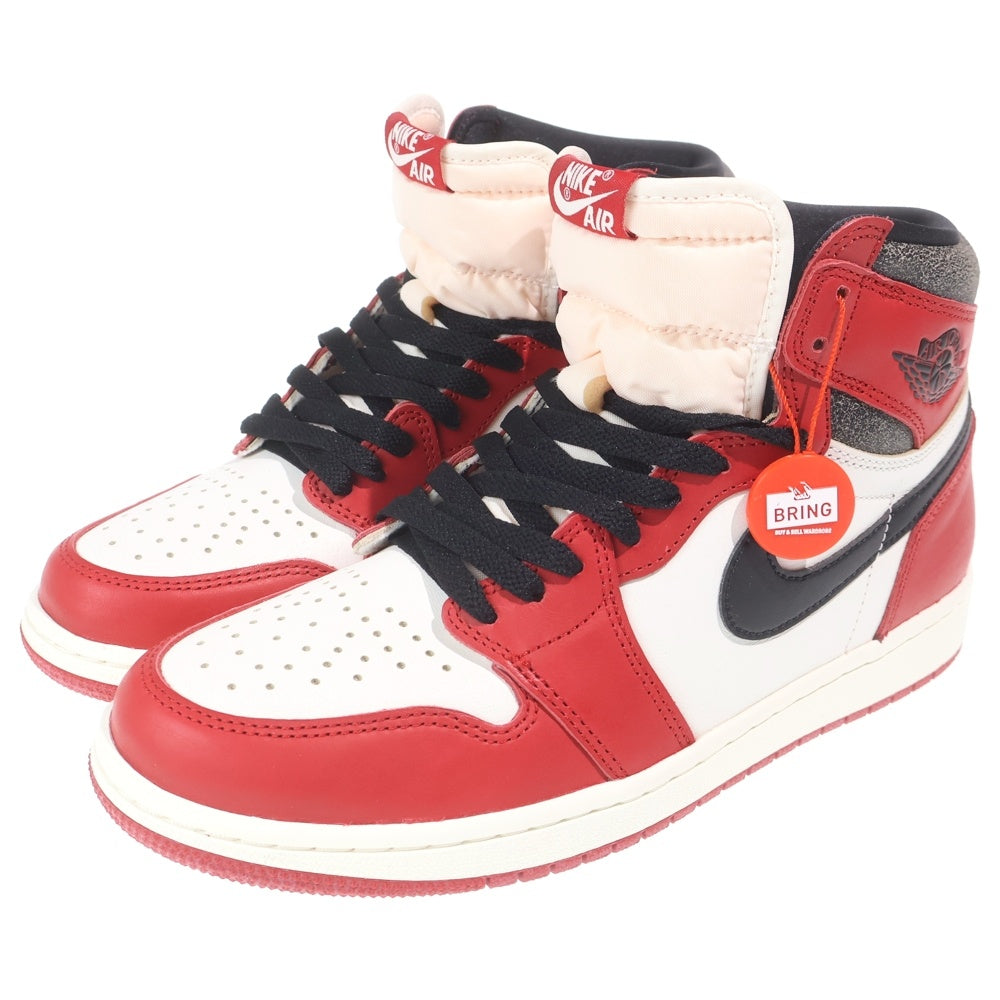 NIKE(ナイキ) AIR JORDAN 1 HIGH OG CHICAGO LOST & FOUND DZ5485-612 エアジョーダン1 シカゴ ロスト&ファウンド ハイカットスニーカー US9.5/27.5cm ホワイト/レッド