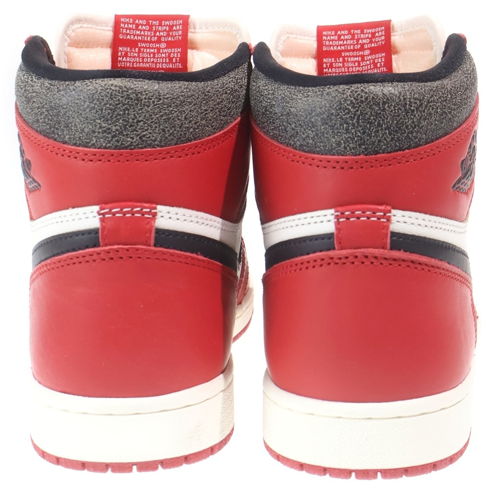 NIKE(ナイキ) AIR JORDAN 1 HIGH OG CHICAGO LOST & FOUND DZ5485-612 エアジョーダン1 シカゴ ロスト&ファウンド ハイカットスニーカー US9.5/27.5cm ホワイト/レッド