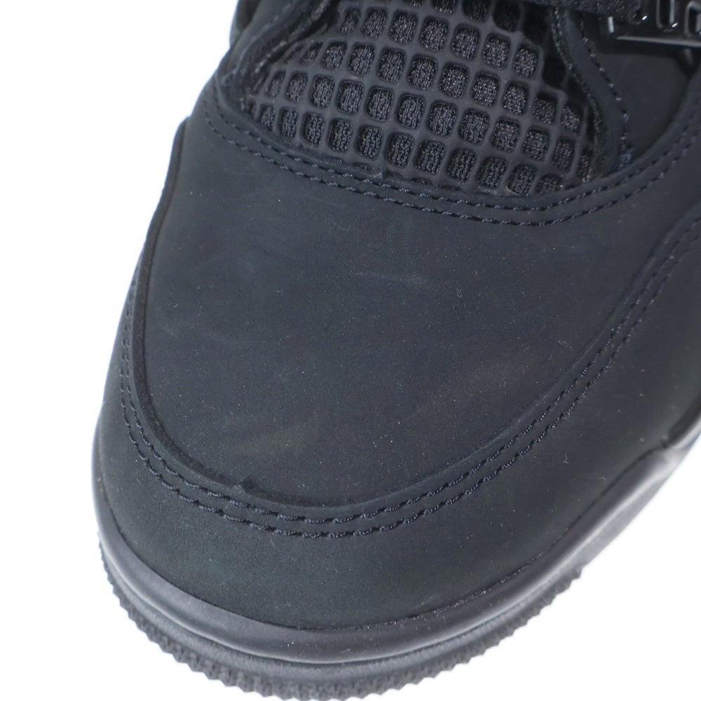 NIKE(ナイキ) AIR JORDAN 4 BLACK CAT FV5029‐010 エアジョーダン4 ブラックキャット ハイカットスニーカー US9.5/27.5cm ブラック