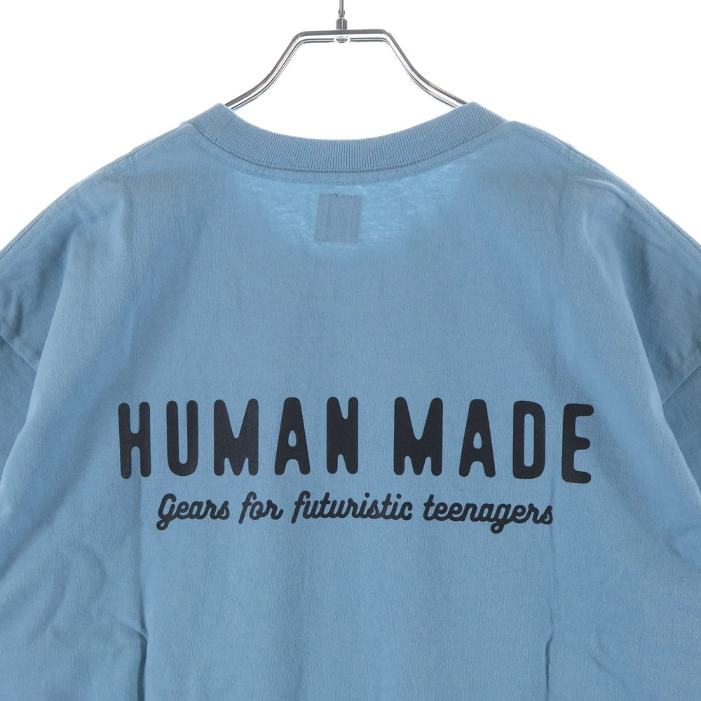 HUMAN MADE(ヒューマンメイド) Polar Bear ポウラーベア 半袖Tシャツ コットン ブルー