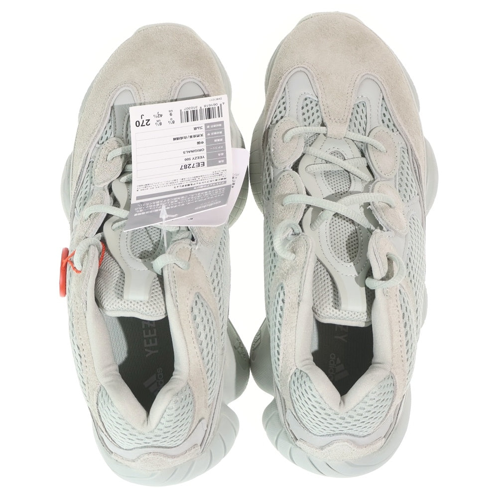 adidas(アディダス) YEEZY BOOST 500 SALT EE7287 イージーブースト500 ソルト ローカットスニーカー US9/27.0cm アイボリー