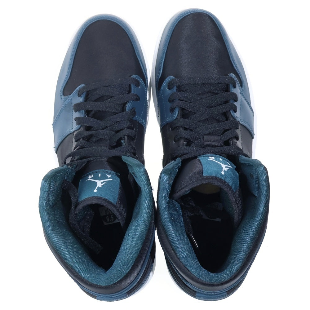 NIKE(ナイキ) 【観賞用2013年製】AIR JORDAN 1 MID NIGHT SHADE 554724-016 エアジョーダン1 ナイトシャドー ミッドカットスニーカー US9.5/27.5cm ブラック