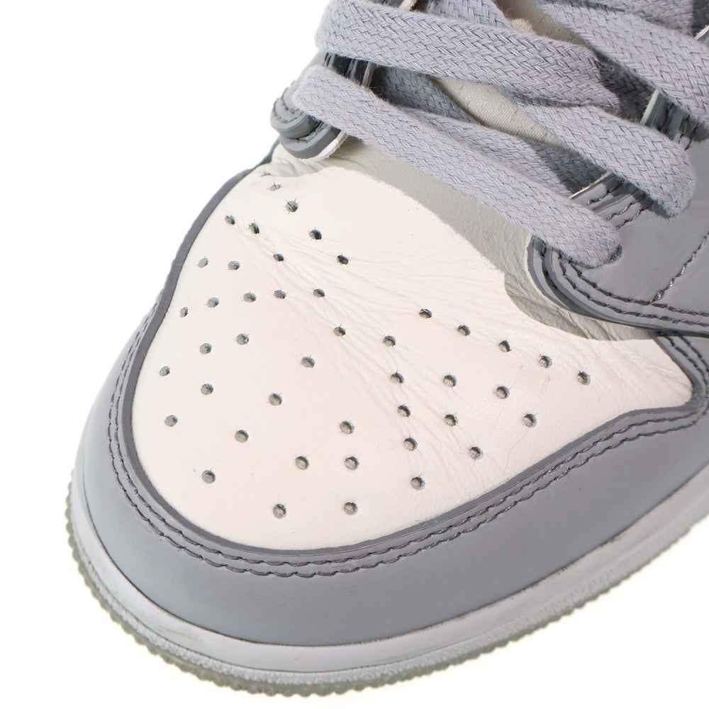 NIKE(ナイキ) ×DIOR AIR JORDAN 1 LOW OG CN8608-002 ディオール エアジョーダン 1 ローカットスニーカー グレー/ホワイト US7.5/25.5cm