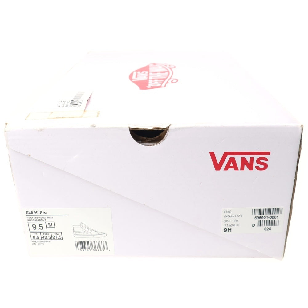 VANS(ヴァンズ) × SUPREME Fuck The World Checker Board ファック ザ ワールド マルチカラー
